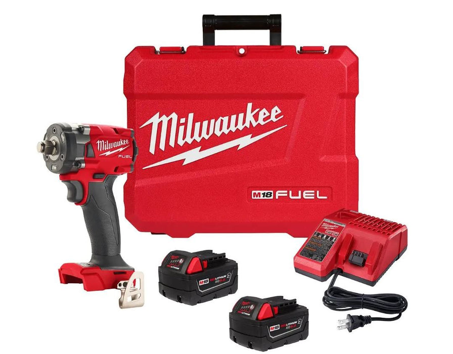 Milwaukee Tool M18 FUEL 1/2 " Compact Impact Wrench w/ Friction Ring Kit