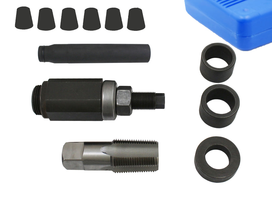 3126 CAT In-Vehicle Fuel Injector Cup Alternative Tool Set w/Tap