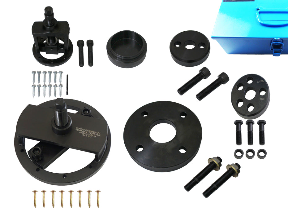Cummins 3.9L, 5.9L & 6.7L Front & Rear Crankshaft Seal Remover & Installer With Wear Sleeve Installer Tool Master Set