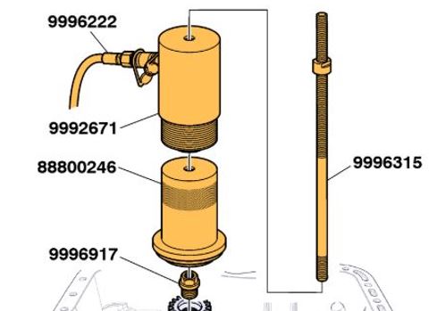 88800246 9996917 9996315 9992671 Alternative VOLVO I-Shift TRANSMISSION CUP INSTALLER