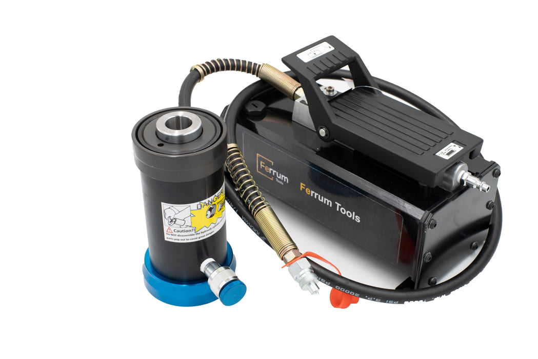 AIR-OPERATED HYDRAULIC PUMP ALTERNATIVE TO 2510A with 18 Ton Ram