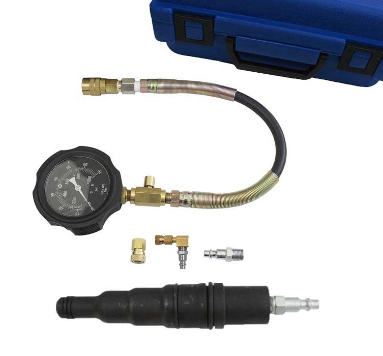 J-47411 Alternative Compressor Test HDE Adapter and Diesel Compression Gauge