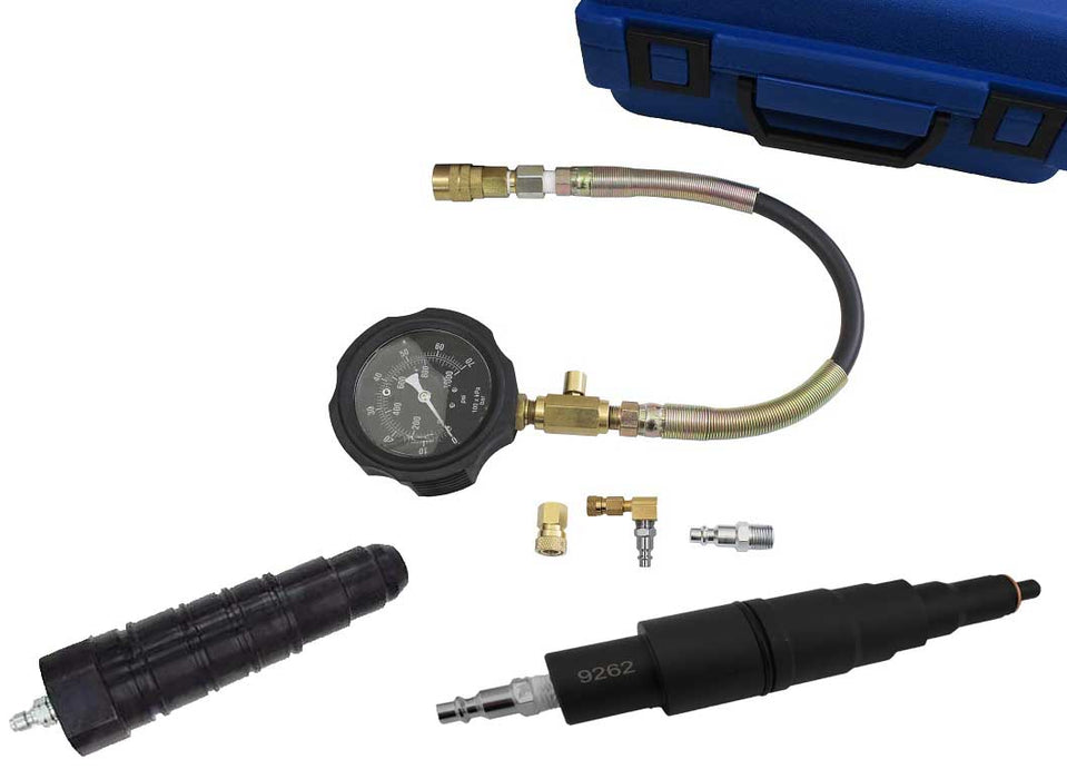 Cummins SOHC DOHC Diesel Compression Test Adapter and Diesel Compression Gauge