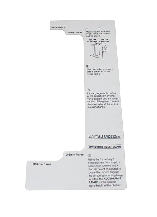 88800384 21170897 Alternative Mack Volvo Hendrickson PRIMAXX Rear Air Suspension Ride Height Gauge Tool