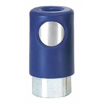 COUPLER 1/4"FEMALE SILVER F/MIL727