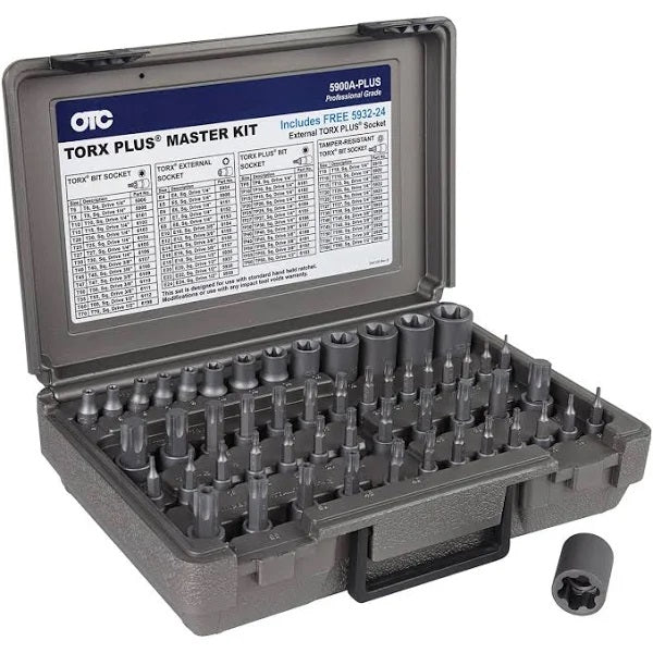 OTC 5900A-PLUS 53 Piece Master Torx Bit Socket Set