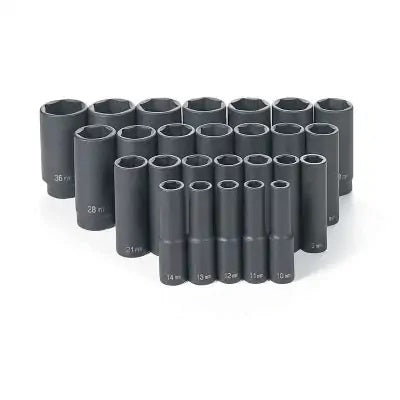 1/2 in. Drive 26-Piece Deep Length Metric Master Set