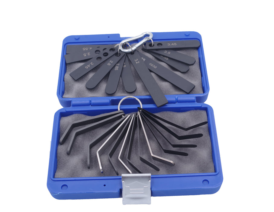 VOLVO AND MACK FEELER GAUGE 25PC JAKE BRAKE TOOL SET 88800232 88880053 88880052 85111377