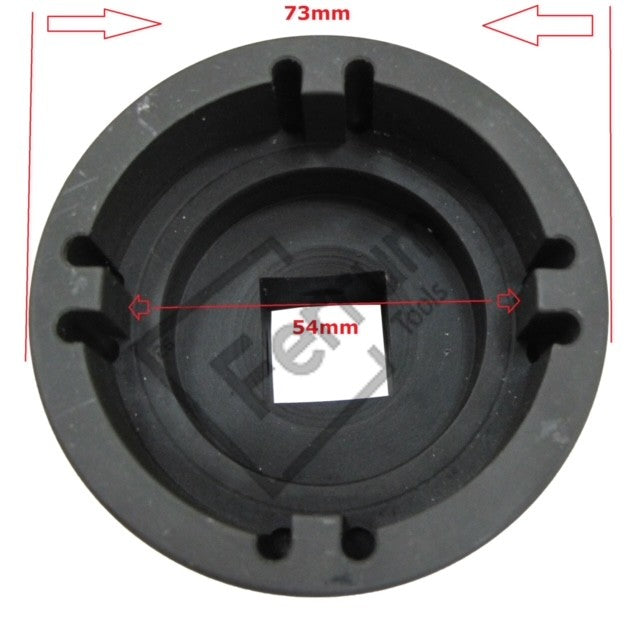 VOLVO TRUCK FAN BEARING BASE SOCKET Dr. 1/2" 73 MM O.D, 54 MM I.D