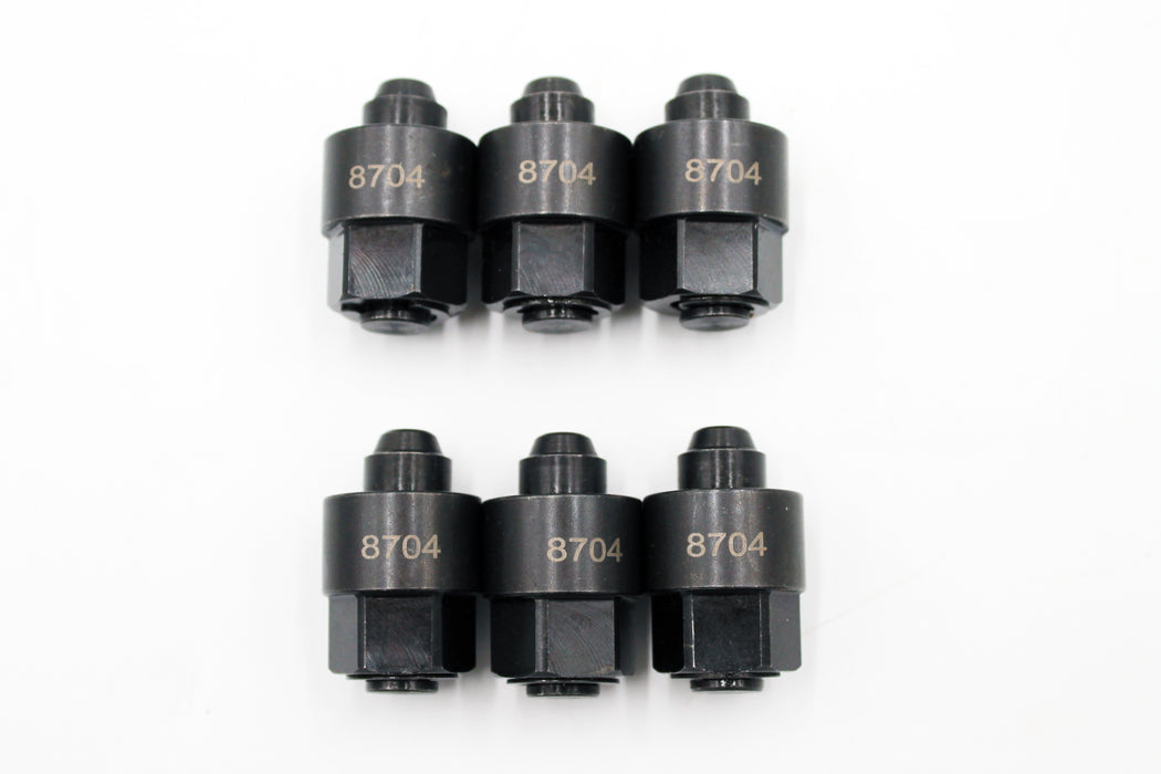 (Set of 6) DETROIT DIESEL HDEP FUEL RAIL CAPS Alternative to W470589129100 J-48704
