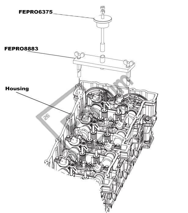 DETROIT DIESEL DD13/DD15 CAMSHAFT BEARING CAP PULLER ALTERNATIVE TO J-48883 W470589023300