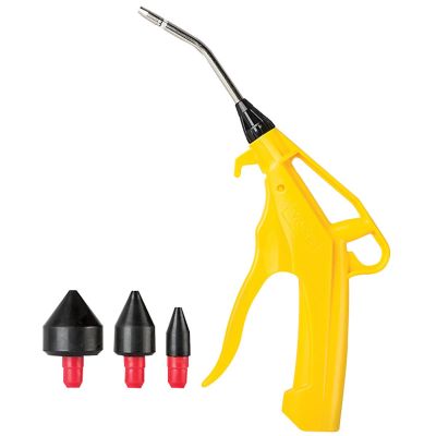 WX Air Blow Gun With Rubber Tip - 1/4 NPT, Brass Construction, Nozzle Included