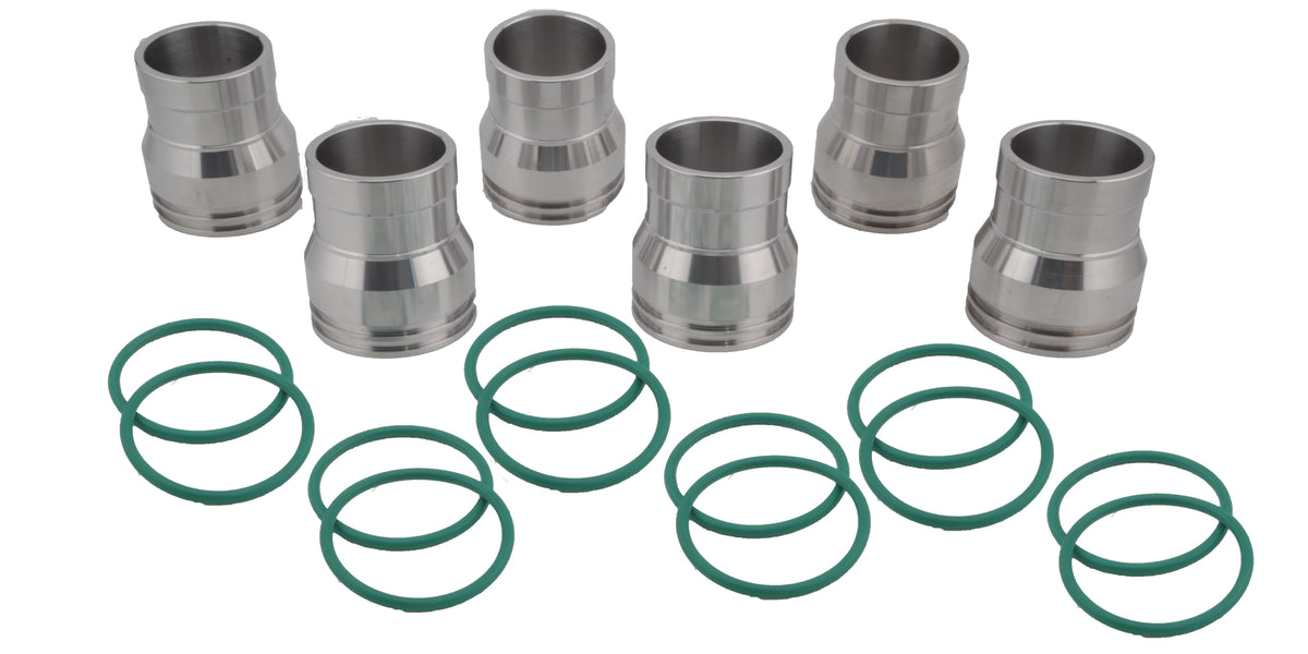 227-2911 (Set of 6) Alternative 3126 Fuel Injector Sleeve Cups 