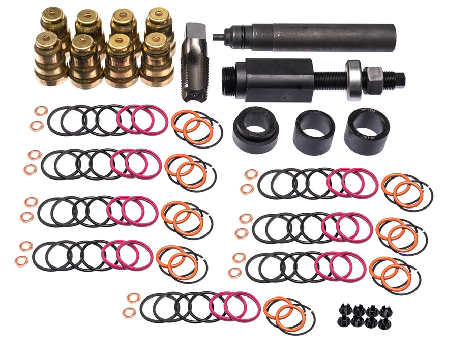 7.3L Powerstroke Fuel Injector Cup In-Vehicle Tool And Parts Kit w/Tap
