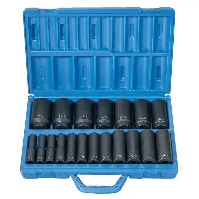 1/2 in. Drive 19-Piece Deep Length Fractional Master Set